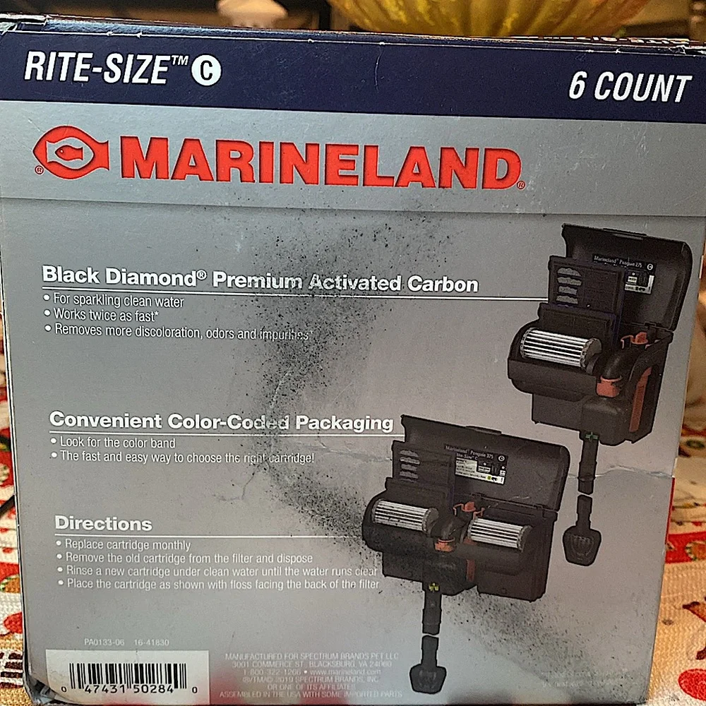 NEW MARINELAND PENGUIN POWER FILTER 6 COUNT RITE SIZE C FOR FISH TANK